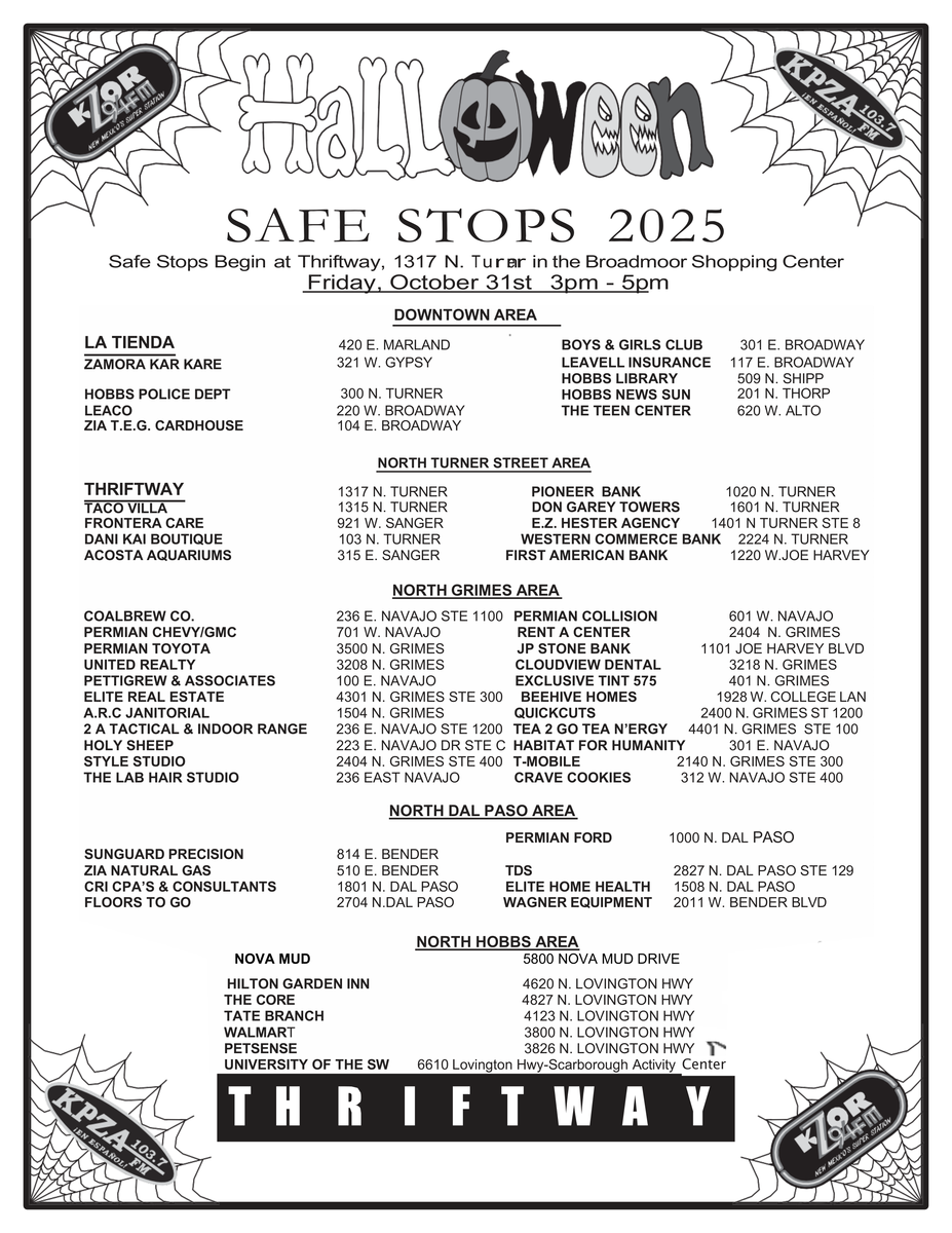 Safe Stops 2025